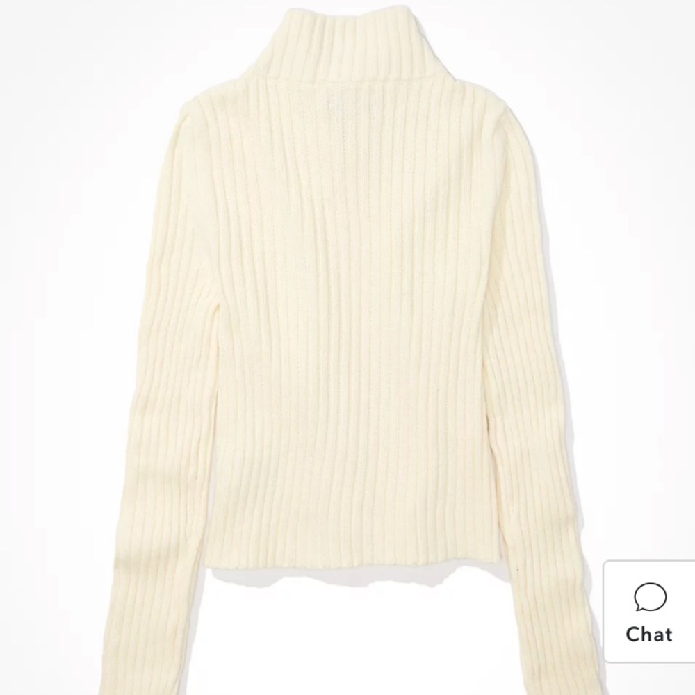 AE Mock-Neck Double-Zip Cardigan - Picture 3 of 5